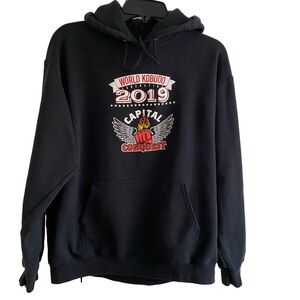 World Kobudo Federation 2019 Capital Conquest Hooded Sweatshirt Hoodie Size L